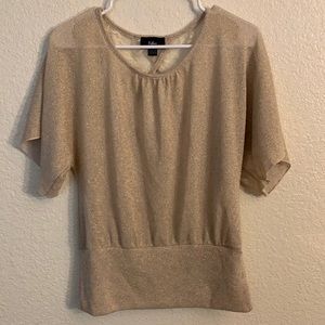 Cream sparkling shirt